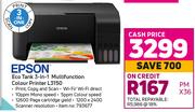 Epson Eco Tank 3-In-1 Multifunction Colour Printer L3150