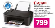 Canon Pixma 3-In-1 Multifunction Wireless Inkjet Printer TS3440