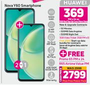 2 x Huawei Nova Y60 Smartphone-On 1GB Red Top Up Core More Data + On Promo 65
