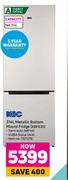 KIC 314L Metallic Bottom Mount Fridge KBF635