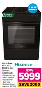 Hisense 60cm Free Standing Electric gas Cooker HC63112AB