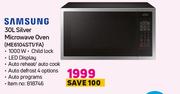 Samsung 30L Silver Microwave Oven ME6104ST1/FA