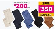 Men's Chinos 32-40-Each