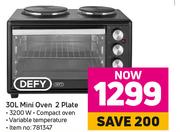 defy 30l compact oven