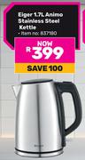 Eiger 1.7Ltr Animo Stainless Steel Kettle 837180