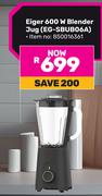 Eiger 600W Blender Jug EG-SBUB06A