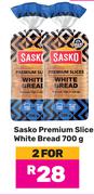 Sasko Premium Slice White Bread-For 2 x 700g