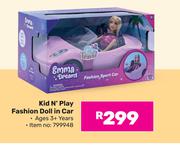 Kids N Play Fashion Doll In Car