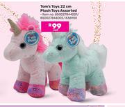 Tom's Toys 22cm Plush Toys Assorted-Each