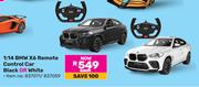 Rastar 1:14 BMW X6 Remote Control Car Black Or White-Each