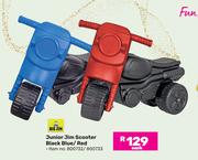 Big Jim Junior Jim Scooter Black Blue/Red-Each