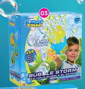 Double Bubble Bubble Storm 69 Hole Electric Bubble Blaster