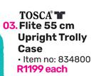 Tosca Flite 55cm Upright Trolley Case-Each