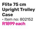 Tosca Flite 75cm Upright Trolley Case-Each