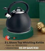 Tissolli 3L Stove Top Whistling Kettle