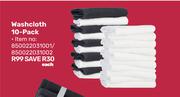 Wash Cloth 10 Pack-Each