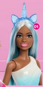 Barbie Unicorn Doll Assorted-Each