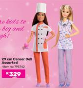 Barbie 29cm Career Doll Assorted-Each