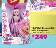 Zuru Sparkle Girlz 10.5" Hair Dreams Doll With 5 Surprises