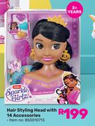Zuru Sparkle Girlz Hair Styling Head With 14 Accessories