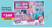 Zuru Sparkle Girlz 31 Piece Pet Clinic Playset