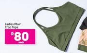 Ladies Plain Crop Tops-Each