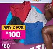 Men's Round Neck Tees-For Any 2