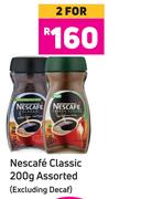 Nescafe Classic Assorted (Excluding Decaf)-For 2 x 200g