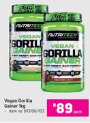 Nutritech Vegan Gorilla Gainer-1Kg Each