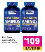 USN Fast Grow Aminos-60's Each