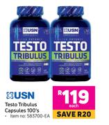 USN Testo Tribulus Capsules-100's Each