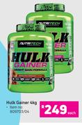 Nutritech Hulk Gainer-4Kg Each