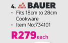 Bauer Fits 18cm To 28cm Cookware-Each