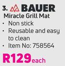 Bauer Miracle Grill Mat-Each