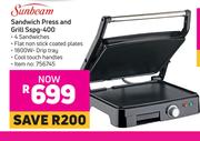 Sunbeam Sandwich Press & Grill SSPG-400