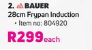 Bauer 28cm Fry Pan Induction-Each