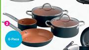 Russell Hobbs Copper 6 Piece Pot Set