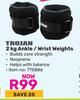 Trojan 2Kg Ankle/Wrist Weights 775886