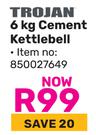 Trojan 6Kg Cement Kettlebell 850027649