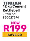 Trojan 12Kg Cement Kettlebell 850027594