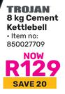 Trojan 8Kg Cement Kettlebell 850027709