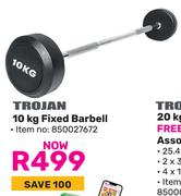 Trojan 10Kg Fixed Barbell 850027672