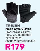 Trojan Mesh Gym Gloves Assorted 850009857/850009876/850009922/850009845