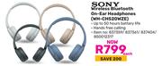 Sony Wireless Bluetooth On-Ear Headphones WH-CH520WZE-Each