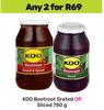 Koo Beetroot Grated Or Sliced-For Any 2 x 780g