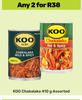 Koo Chakalaka Assorted-For Any 2 x 410g