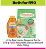 Little Bee Honey Squeeze Bottle 375g Plus Futurelife Classic Instant Oats 700g-Both For