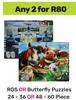 RGS Or Butterfly Puzzles 24-36 Or 48-60 Piece