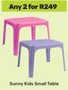 Sunny Kids Small Table-For Any 2