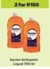 Savlon Antiseptic Liquid-For 2 x 750ml